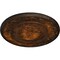 Ekena Millwork Milan Ceiling Medallion, Hand-Painted Rust, 47 5/8"OD x 2 3/4"P CM47MIRUS - alternate 3